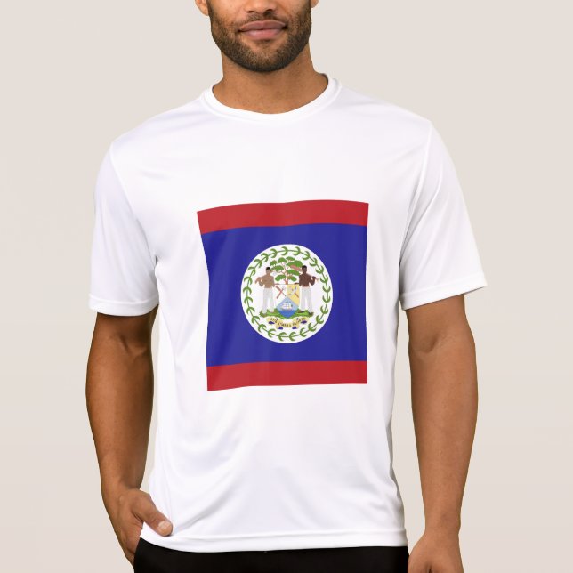 Belize flag T-Shirt (Front)