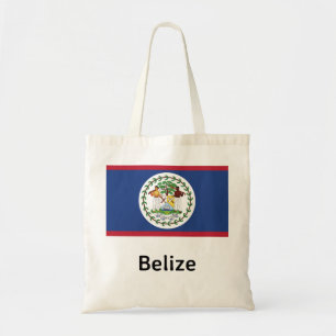 Belize Flag Tote Bag