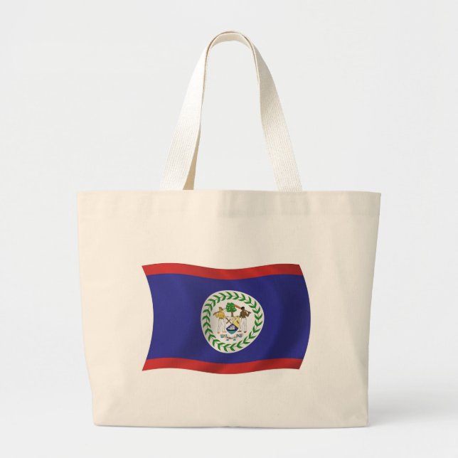 Belize Flag Tote Bag (Front)