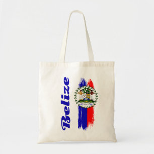 Belize Flag Tote Bag