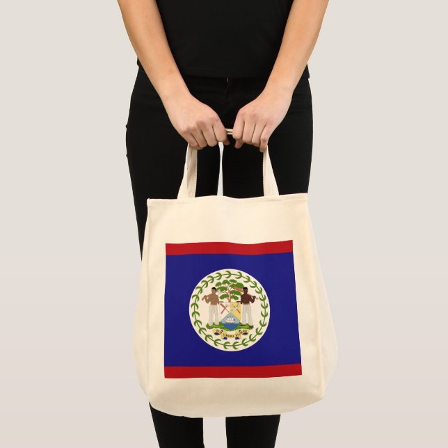 Belize flag tote bag (Front (Product))