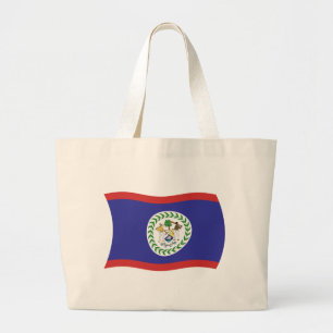 Belize Flag Tote Bag
