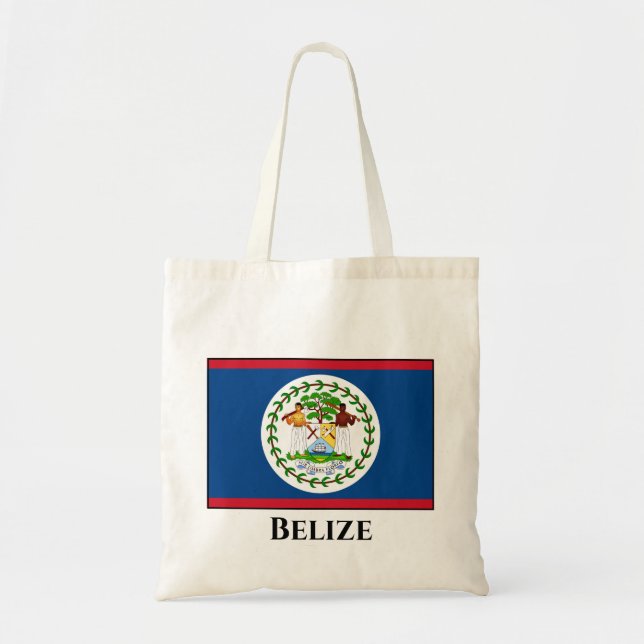 Belize Flag Tote Bag (Front)
