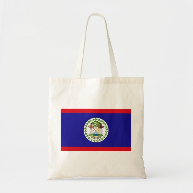 Belize Flag Tote Bag (Front)
