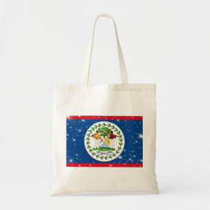 Belize Flag Tote Bag