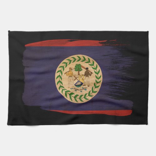 Belize Flag Towel