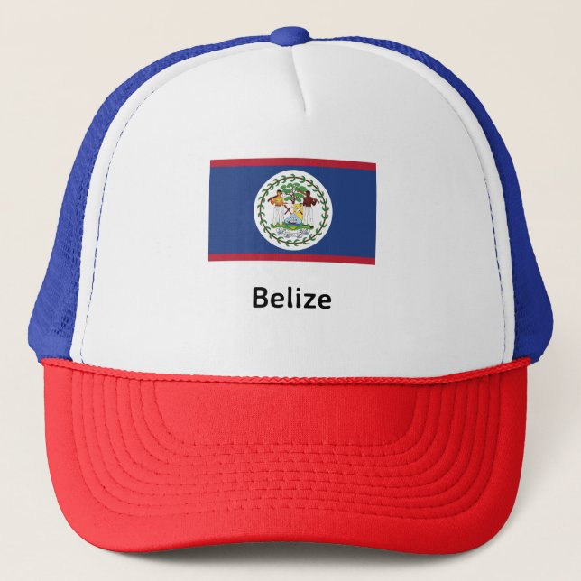 Belize Flag Trucker Hat (Front)