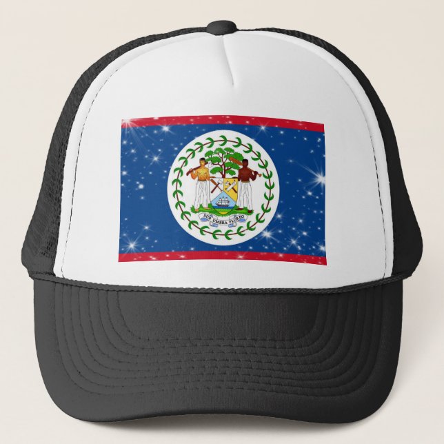 Belize Flag Trucker Hat (Front)