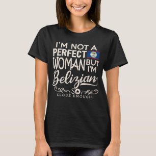 Belize Flag Woman Shirt Belizean Pride Souvenir Fu