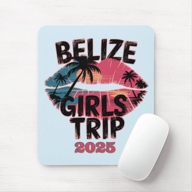 Belize Girls Trip Tropical Adventure  Mouse Pad (With Mouse)