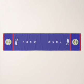 Belize Graduation Sash Scarf Stole