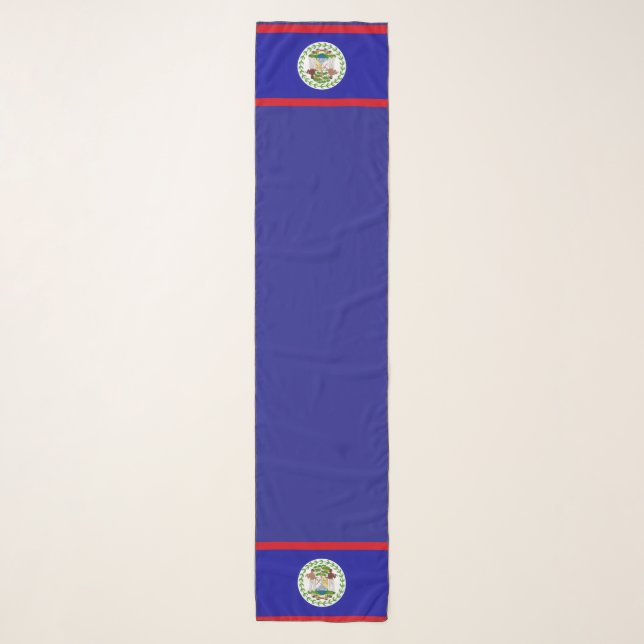 Belize Graduation Sash Scarf Stole (Front)