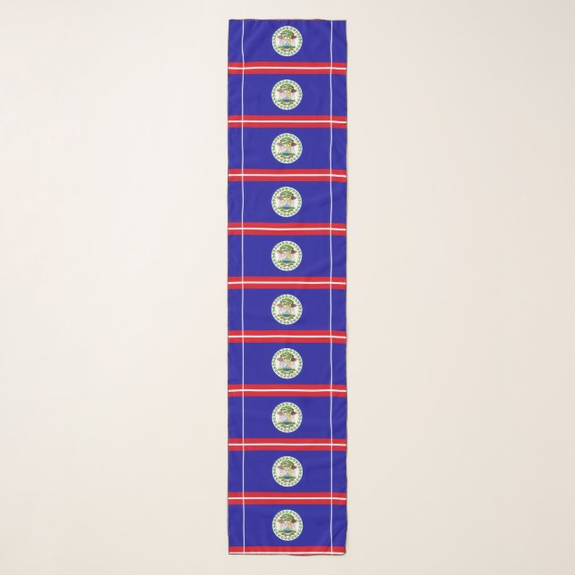 Belize Graduation Sash Scarf Stole (Front)