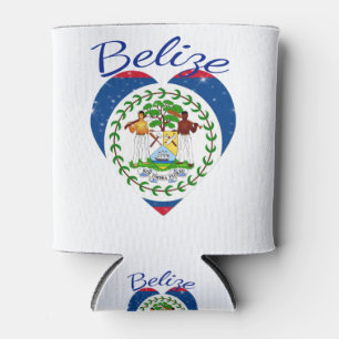 Belize Heart Can Cooler