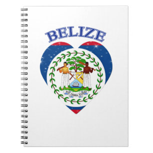 Belize Heart Notebook