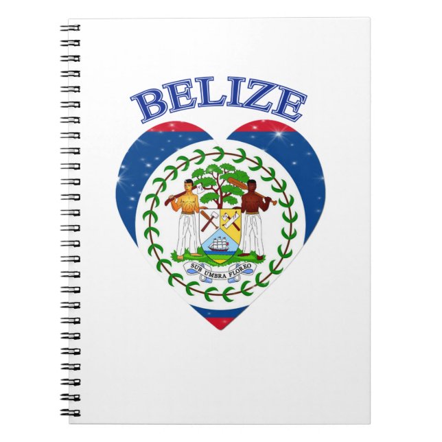Belize Heart Notebook (Front)