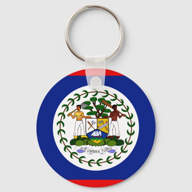 Belize High quality Flag Keychain (Front)