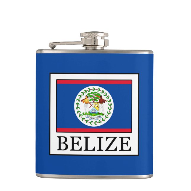 Belize Hip Flask (Front)