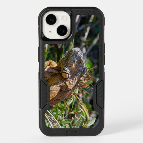 Belize Iguana Orange Lizard OtterBox iPhone 14 Case