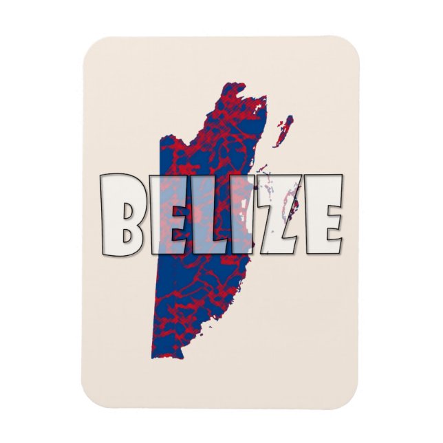 Belize Magnet (Vertical)