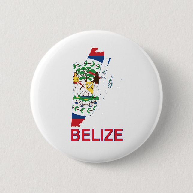 Belize Map Button (Front)