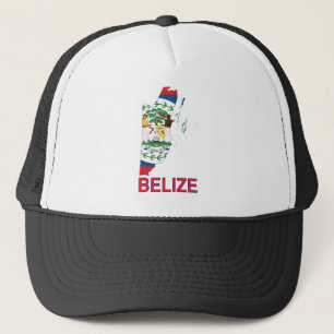 Belize Map Trucker Hat