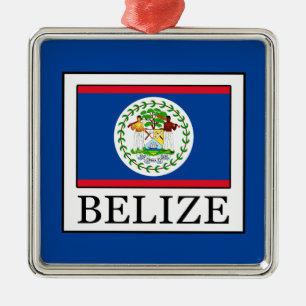 Belize Metal Ornament