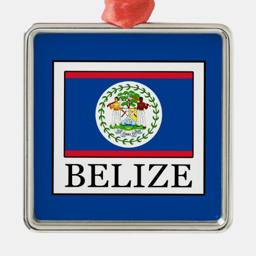 Belize Metal Ornament