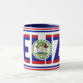 Belize National Flag Patriotic Coffee Mug (Center)