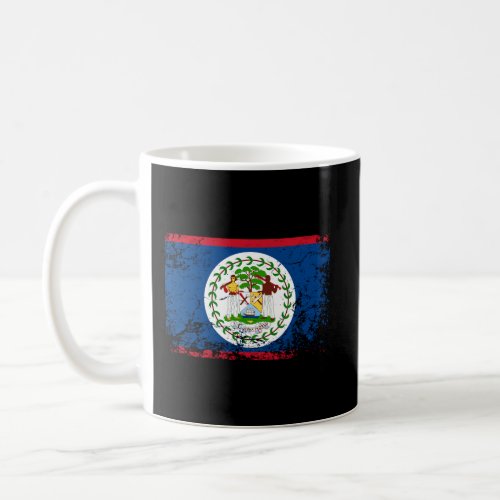 Belize National Flag Vintage Gift Coffee Mug