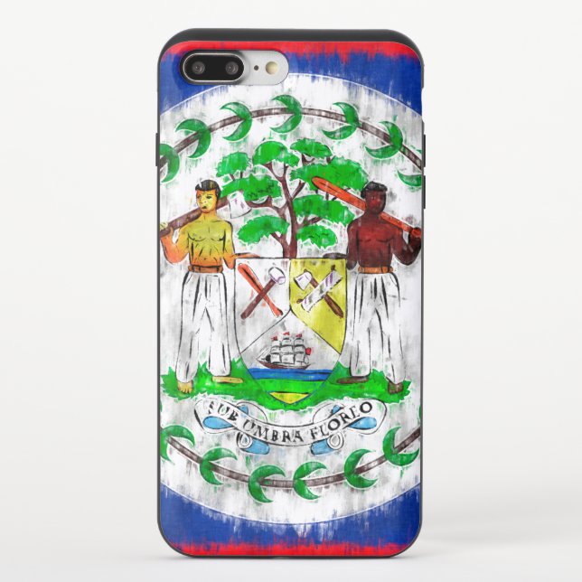 Belize Oil Painting Drawing Uncommon iPhone Case (Back)