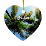 Belize Palm Trees Ceramic Ornament