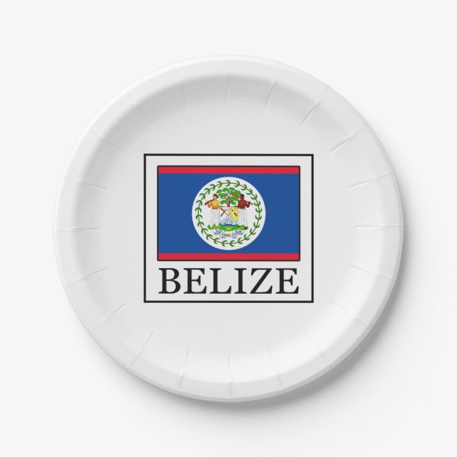 Belize Paper Plates (Front)