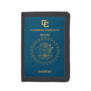 Belize Passport Billion Trifold Wallet