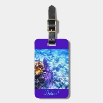 Belize Personalized Luggage Tag by h2oWater at Zazzle