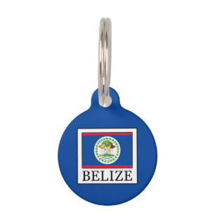 Belize Pet Name Tag