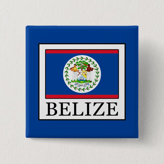 Belize Pinback Button (Front)