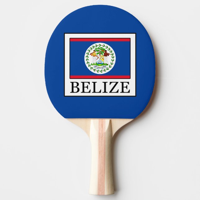 Belize Ping Pong Paddle (Front)