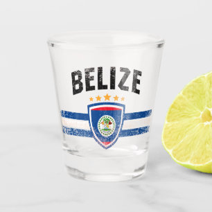 Belize shot glass