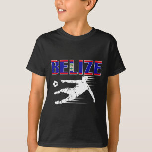 Belize Soccer Fans Jersey Proud Belizean Footll Su T-Shirt