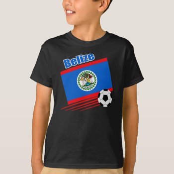 Belize Soccer Team T-shirt by worldwidesoccer at Zazzle