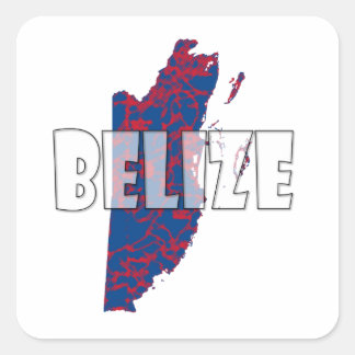 Belize Square Sticker