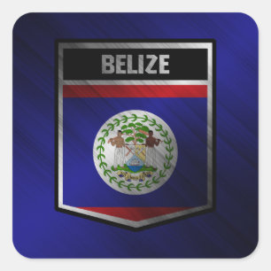 Belize Square Sticker