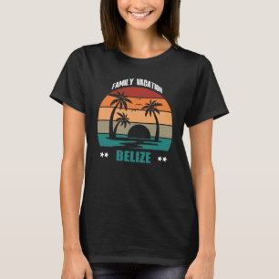 Belize Summer Family Couple Matching Holiday T-Shirt