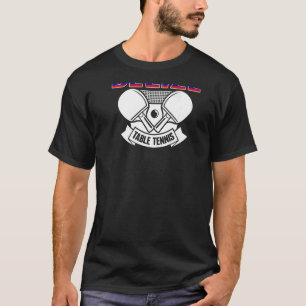 Belize Table Tennis Support Belizean Ping Pong T T-Shirt