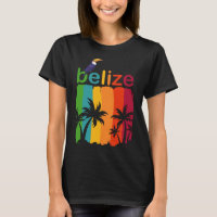 Belize Travel Poster T-Shrit, Travel Cruise Retro  T-Shirt