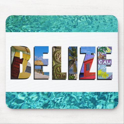 Belize Tropical Beach Blue Ocean Travel Photos Mouse Pad