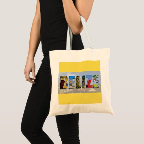 Belize Tropical Beach Blue Ocean Travel Photos Tote Bag