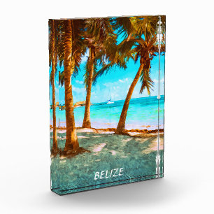 Belize Tropical Beach  Photo Block