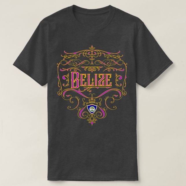 Belize Vintage design T-Shirt (Design Front)